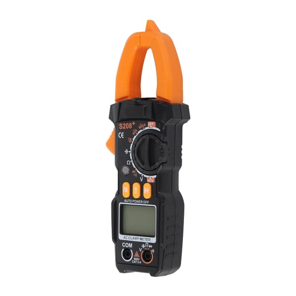 Digital Clamp Multimeter Hög Noggrannhet 2-600A AC DC Amp Spänning Kapacitansmätare Testare