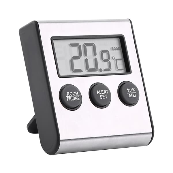 Digital LCD Kyl Frystermometer Magnetisk Ställ