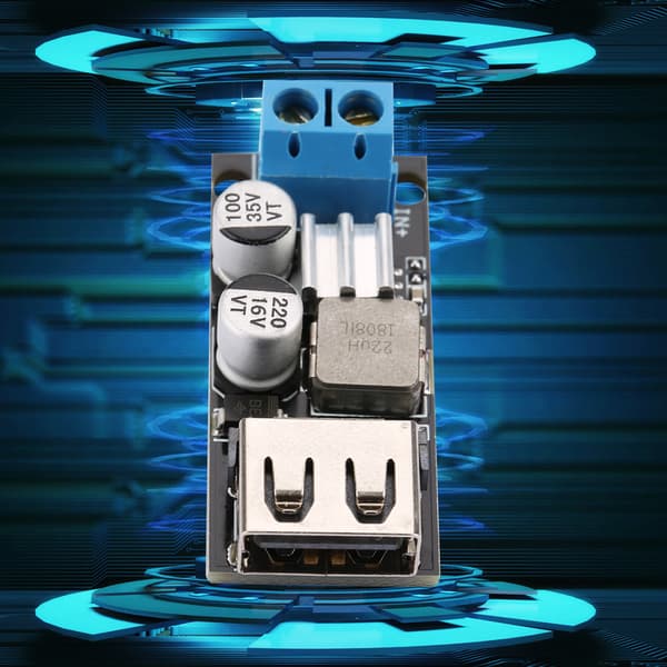 12V 24V 6V-32V til 5V QC3.0 USB Hurtiglading DC Step Down Buck Strømforsyningsmodul