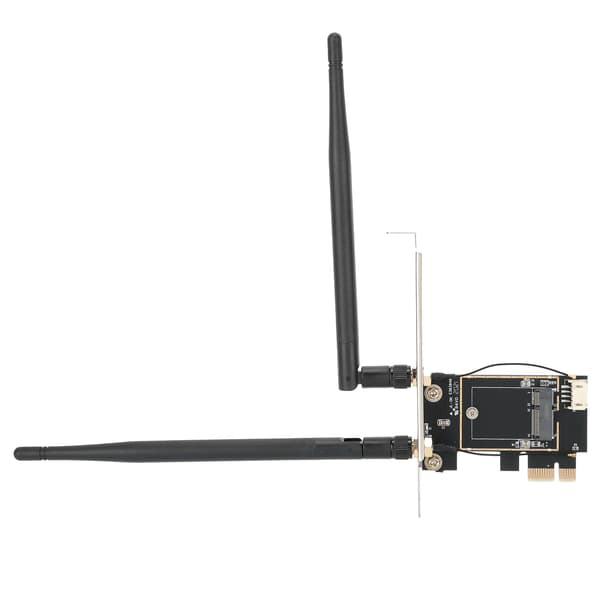 Trådløst netværkskortadapter PCIe 1X til NGFF E Key Converter til bærbar computer
