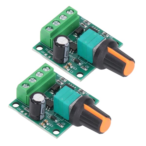 2 Set PWM DC Motor Hastighetsregulator 1.8V-12V för Fläktpump
