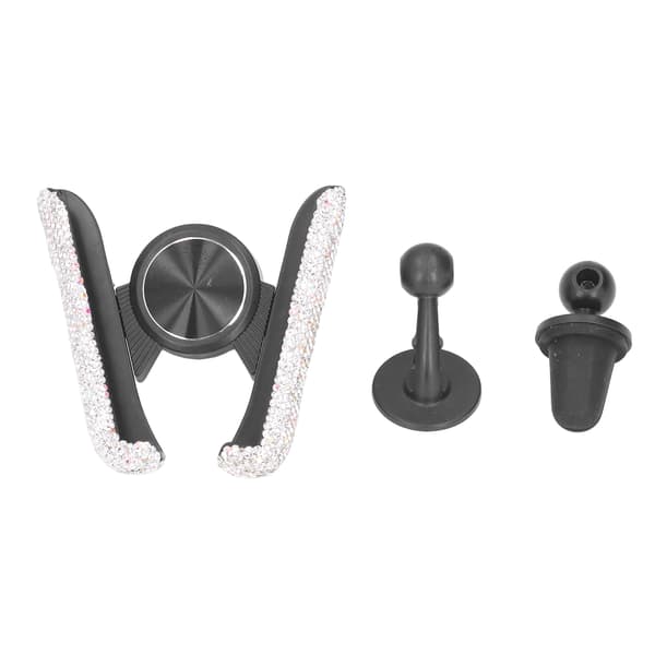 Universal Justerbar Biltelefonholder Cradle Mount til Kvinder Piger Hvid