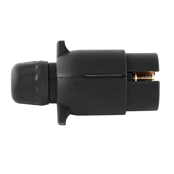 7-polet 12V N-Type Elektrisk Tilhengerkontakt Adapter i Plast - Svart
