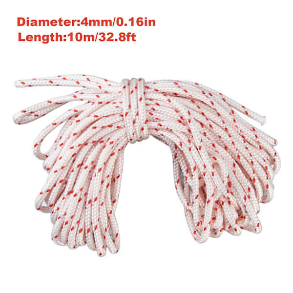 10M Ersättnings Nylon Startlina för Gräsklippare, Motorsågar & Trimmers - 4mm / 0.16in för STIHL