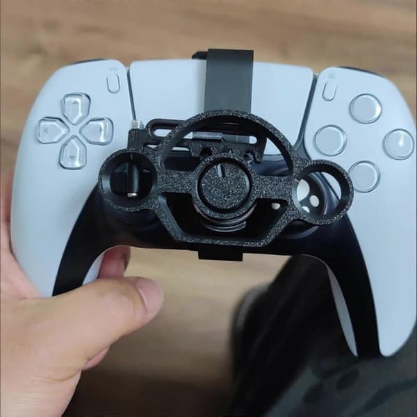 Spilltilbehør for Slim Controller Racing Game Wheel Controller Rattkontroller Erstatning Hvit Blanc