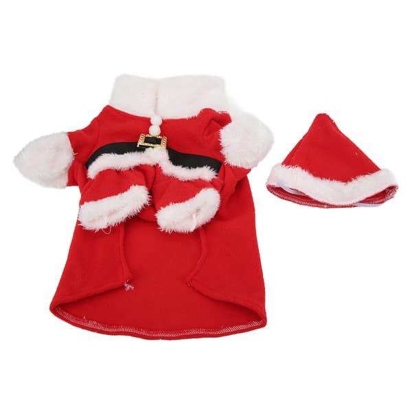 Julehunde Kostume Julemand Hunde Vinter Sweater Hat til Små Medium Hunde XL
