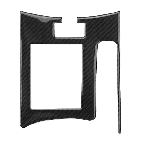 Kolfiber Handbroms Spakpanel Trim Passar Toyota RAV4 06-12