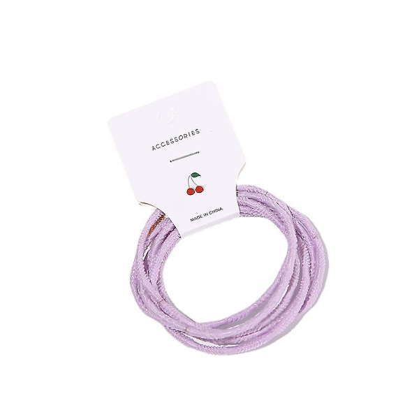 12st Godisfärger Hårband Grundtyp Enfärgad Hög elasticitet Enkla Slitstarka Smycken Presenter Till Pink