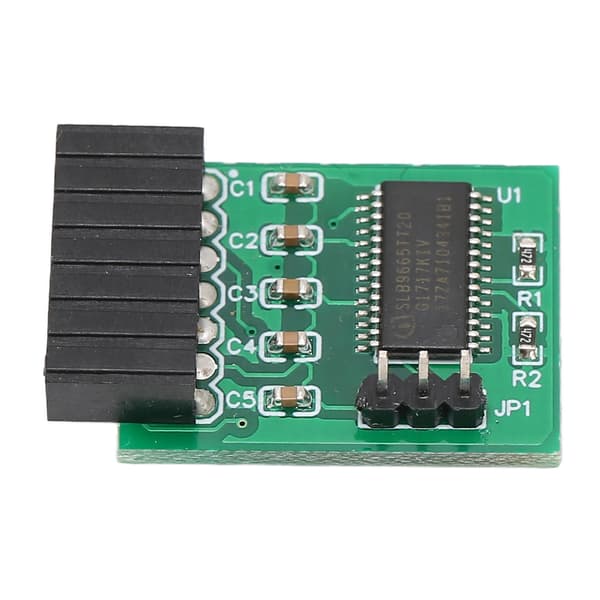ASRock LPC TPM 2.0 14-Pin Sikkerhedsmodul PCB Bundkort Kryptering til Win11