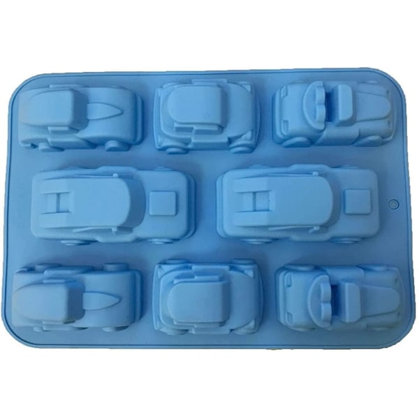 Silikone 8 lastbil kageform, 32,5*23,5*4cm%2F172g