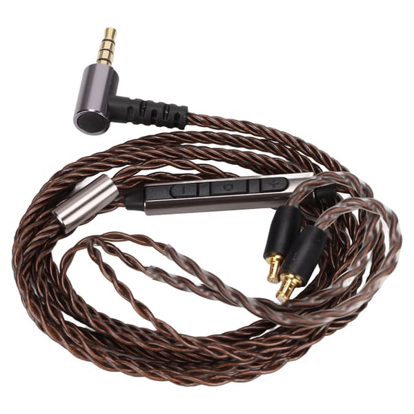 3,5 mm A2DC Hörlursuppgraderingskabel med Mikrofonkontroll för CKS1100 E40 E50 E70 LS200