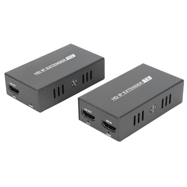 HDMI Extender Sender Mottaker Signaloverføring 110-240V US Plug