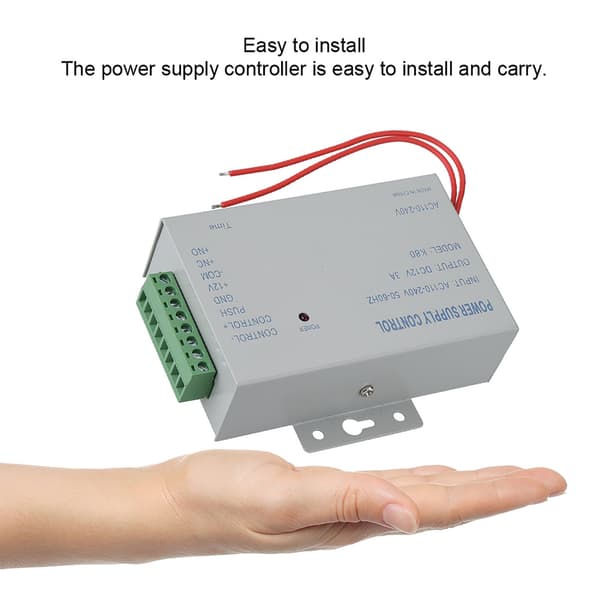 AC110V 240V til DC 12V 3A 30W Strømforsyning til Dørkontrolsystem