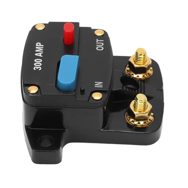 Bil Audio Strømafbryder Manuel Reset Sikring Inline Inverter Holder til Bil Audio Stereo System Båd Lastbiler Busser 300A