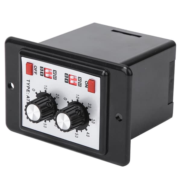 ATDV YC 6S 60M Dobbel Timer Relébryter DC 24V