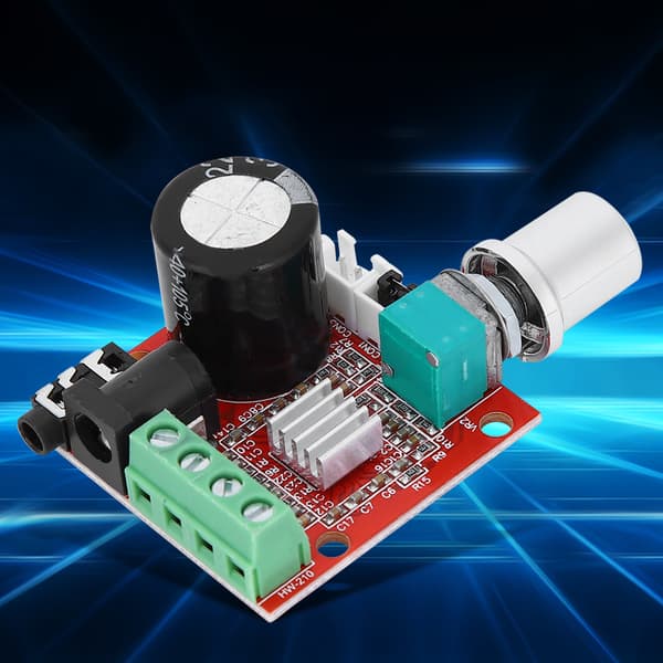 Digital Mini Stereo Audio Volume Potentiometer Forstærkermodul PAM8610 DC 8V til 12V