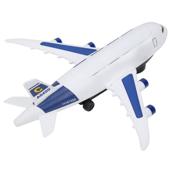 Elektriskt flygplan Leksaksflygplan Musik Ljus Rotation Modell Upp och ner Giftfri Barnpresent