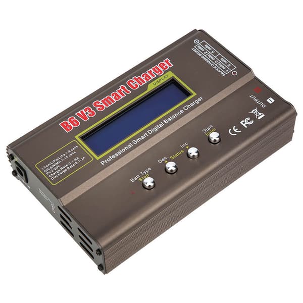 Smart Digital Balanselader B6V3 80W for Modellfly DC 11.0V til 18.0V