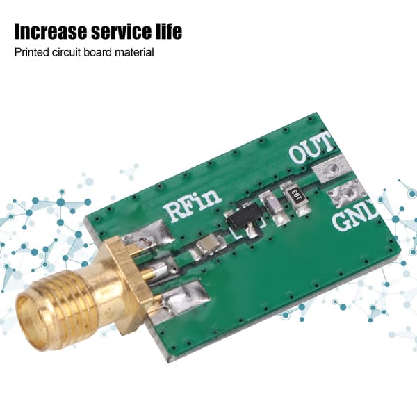 RF Detektor Modul Envelope Demodulasjon AM 0.1 til 3200MHz Høy Sensitivitet