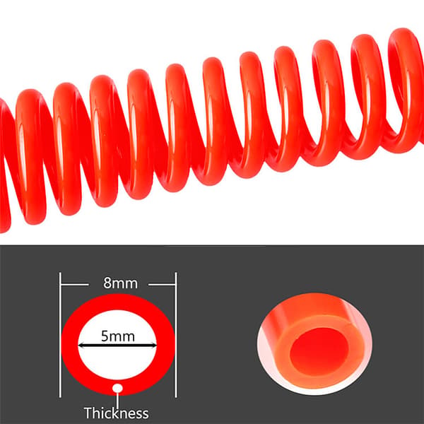 Snabbkoppla Pneumatisk Teleskopisk PU-slang
