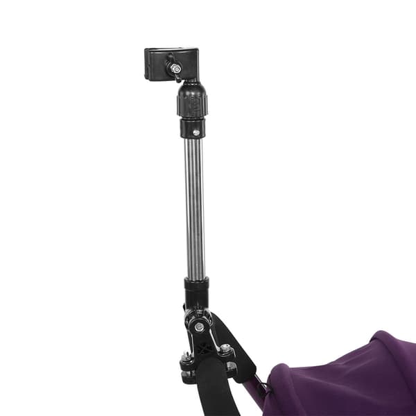 Paraplystativ i rustfritt stål MBC, sammenleggbar paraplyholder for barnevogn