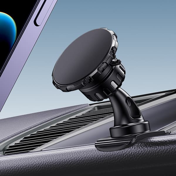 N50 Magnetisk Telefonholder 360° Rotation Paste Installation Dash Luftventil Mobiltelefonholder til Bil