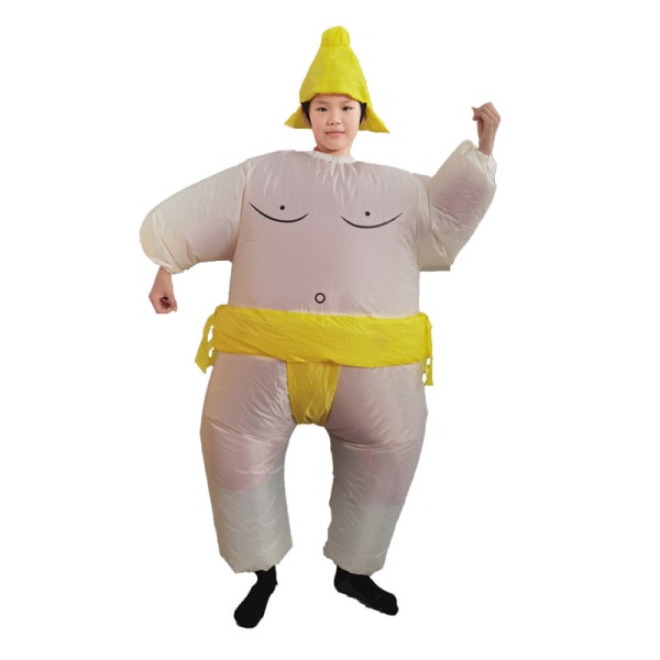 Uppblåsbara kläder för sumobrottare yellow children