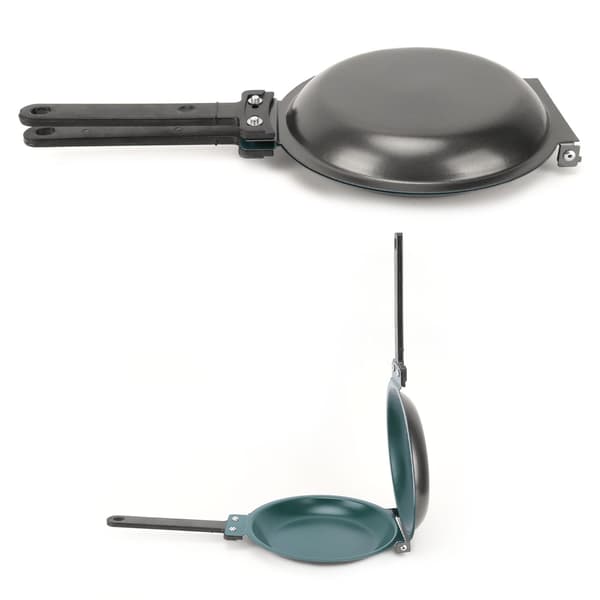 Dobbeltsidet Flip Non-Stick Pandekage Maker Bageplade Foldbar Stegepande til Køkkenbrug
