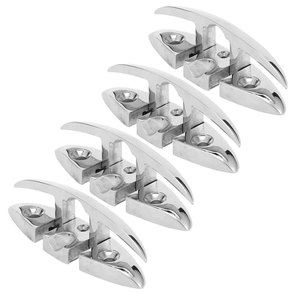 4-pak rustfrit stål foldbare marinebådsklamper 6x2,1 tommer