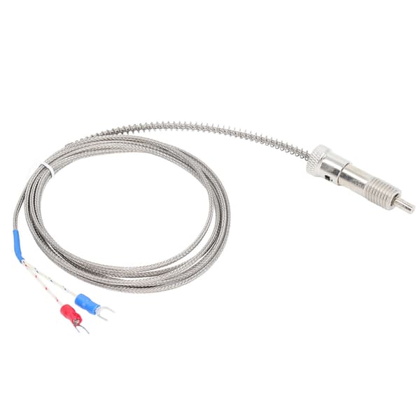 K-typ Termoelement Temperatursensor 0-400C M12 Gänga Kompressionsfjäder 4m 13.12ft