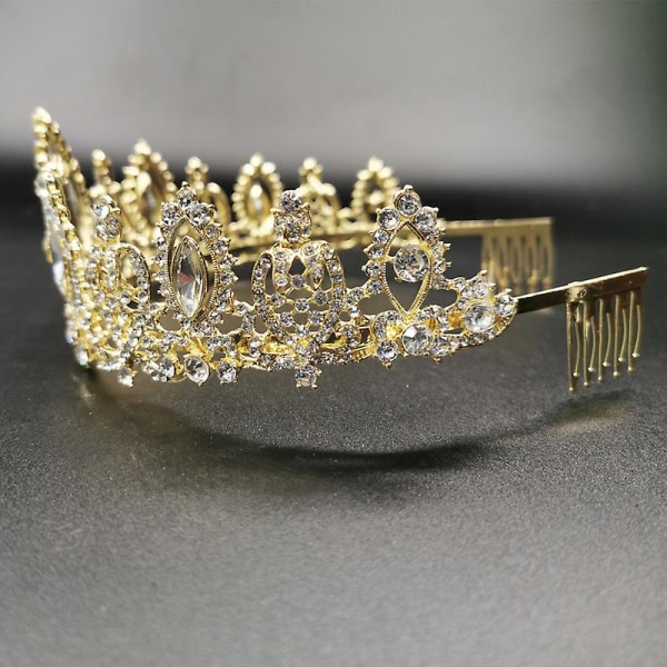 Kronprydnad Bröllopstillbehör Enkel Legering Diamond-studded Brudklänning Smycken