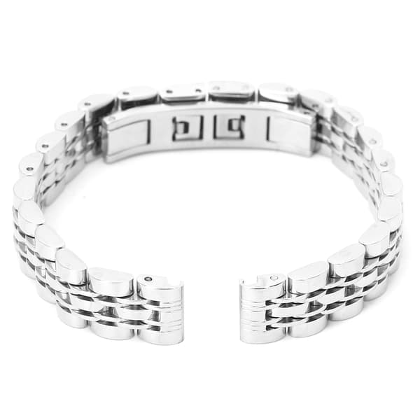 Rustfrit stål sommerfugl charm justerbar urrem 10mm 0,4 tommer
