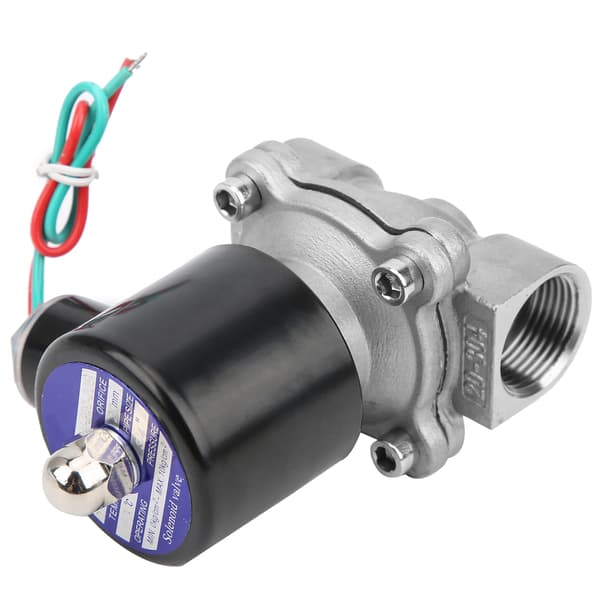 304 Rustfrit Stål 3/4in Elektrisk Magnetventil Normalt Lukket DC24V til Luft Vand Olie