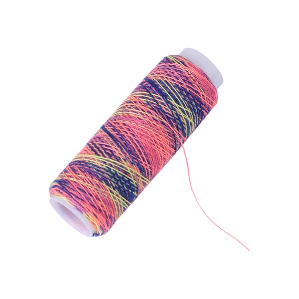 Flerfarvet gradient sytrådsæt - 5 stk