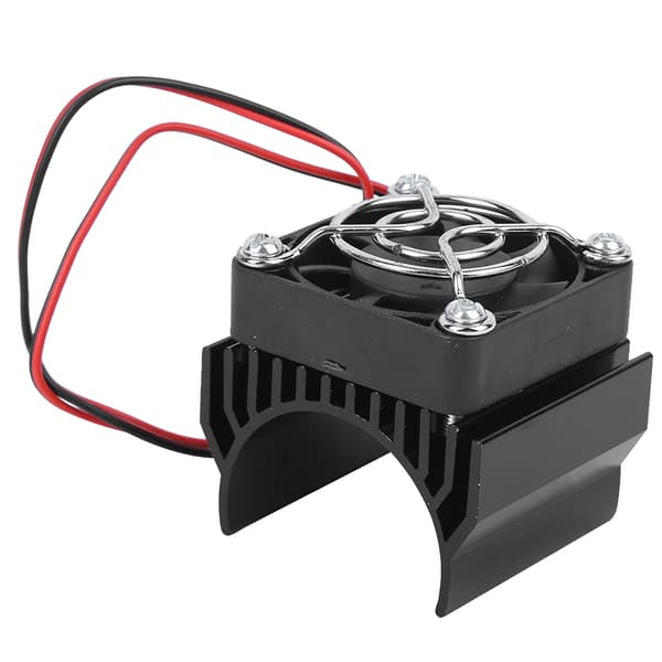 36 mm diameter aluminium køleplade køleventilator til 1 10 RC bil 540 3650 3660 3670 motor sort