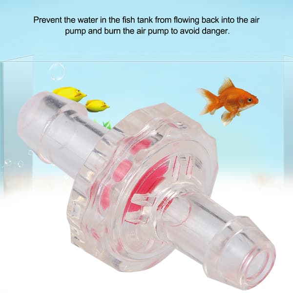 10-pack Akvarium Luftpump Backventil Vattenstopp Tillbehör 7mm