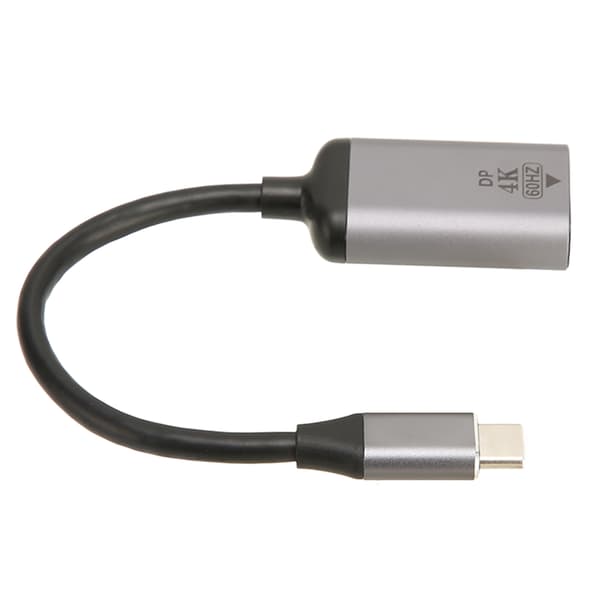 USB C til DisplayPort Adapter 4K 60Hz Anti-slip Design Plug and Play USB C til Mini DP Adapter til Tablet VR Hovedtelefoner
