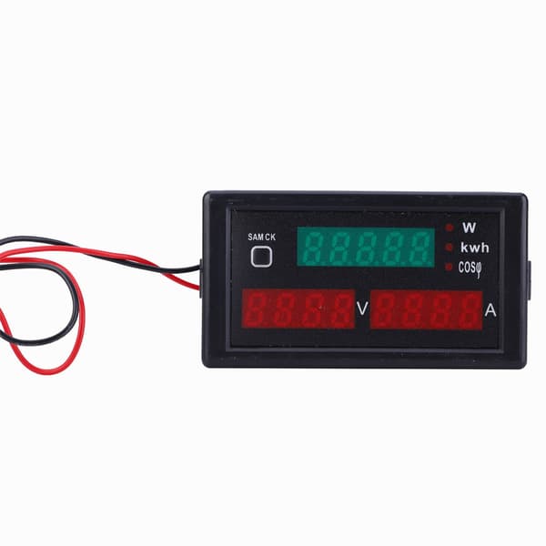 DL69 2047 5 i 1 Multifunktions Energimåler Voltmeter Amperemeter Effektfaktor Wattmeter 80 300V 100A