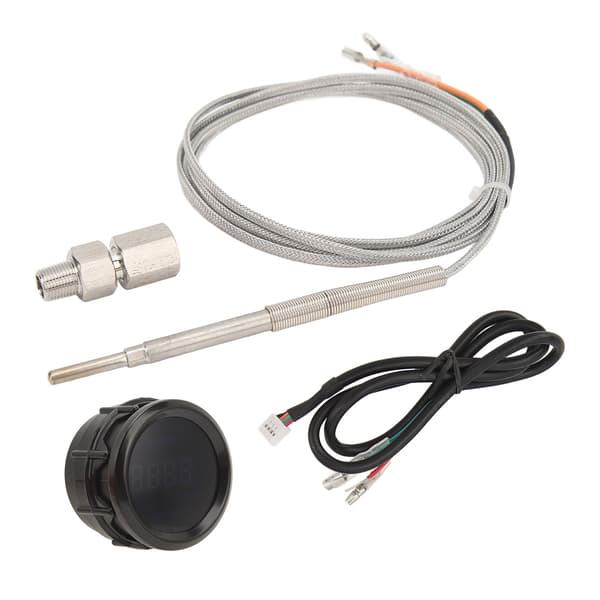 52 mm højpræcisions digital EGT-måler 12V universal pasform 200 til 1300C temperaturmåler