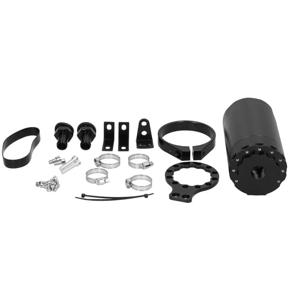 Bil Baffled Oil Catch Can Reservoir Kit med monteringstilbehør RS‑OCC020 Universal Sort