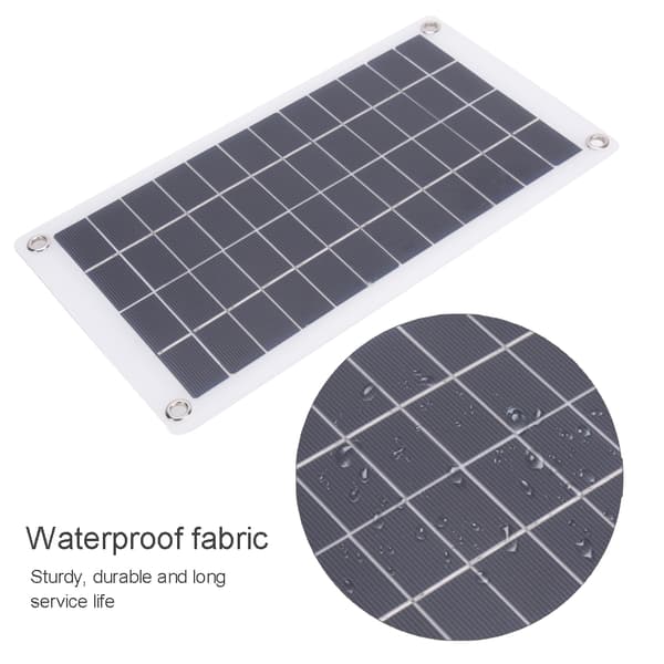 7.5W 12V Bærbar Stabil Effektiv Udendørs Monokrystallinsk Silicium Solcellepanel til DIY Strømoplader