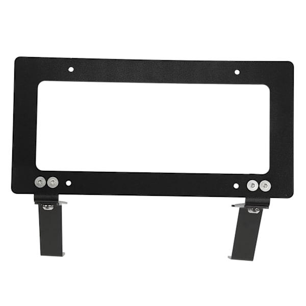 Nummerpladeholder i aluminiumslegering, erstatning for Tesla Model 3 2017-2022, sort