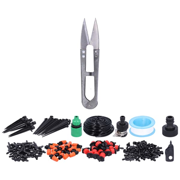 DIY Trädgårdsbevattningssystem 30M Slang Mikro Dropp Kit