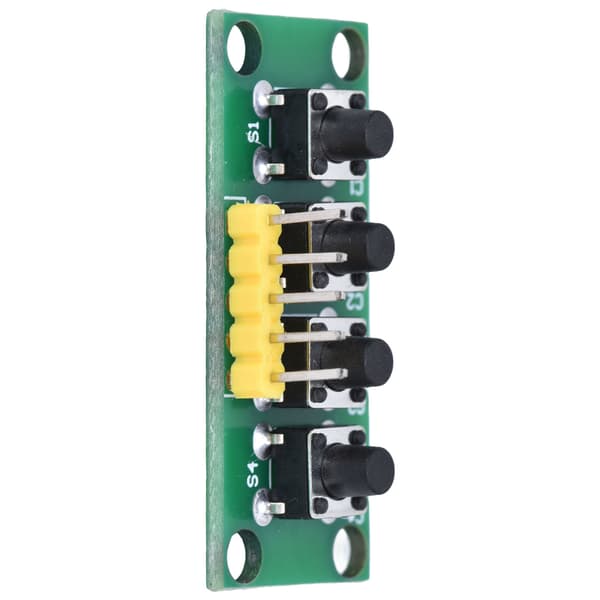 4-tasters uavhengig knappbrytermodul elektronisk eksperimenttastatur