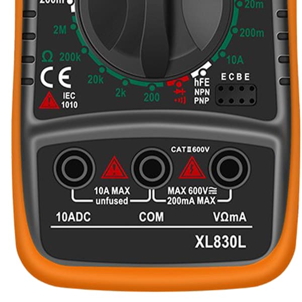 Digitalt Multimeter Høj Nøjagtighed Spænding Strøm Modstand Måler Voltmeter Amperemeter