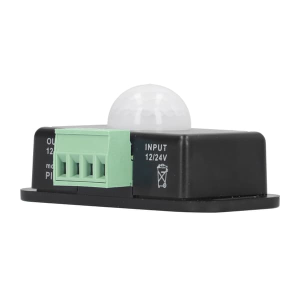 PIR Sensor LED Infrarød Bevægelsesdetektering Timer Switch 12V til 24V DC til Skab Badeværelse Korridor