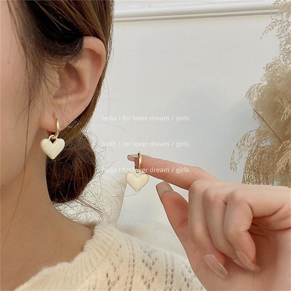 Øreringe New Arrival Heart Stud Girls&#39; Modesmykker Ac2511 D216