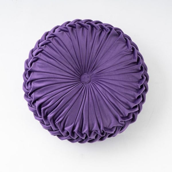 Sædehynde, hjulpude (violet) diameter 38*10cm