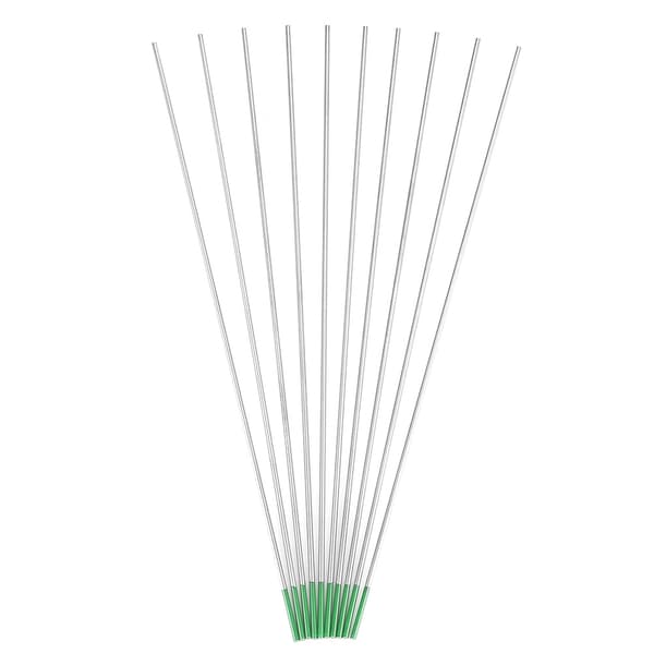 Grön spets AC Tig svetsning volframelektroder 10-pack 1,6x175 mm