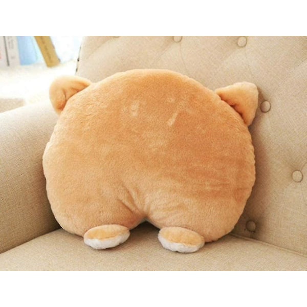 Plysdyr hvalp Sød Corgi numsestøtte Pude Pude Rejsepude Kæledyrspuder Fyldt Legetøj Gaver 25*25cm